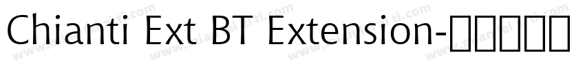 Chianti Ext BT Extension字体转换